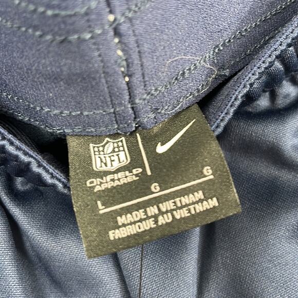 NEW Nike L Seahawks Dri Fit NFL Blue Straight Leg Relaxed Sweatpants Pockets - Picture 6 of 16